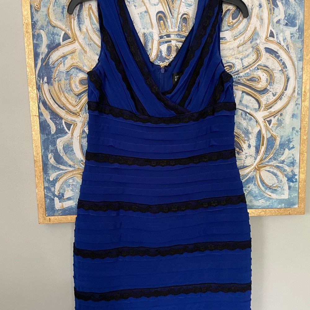 Beautiful and form fitting dress. Perfect for special events or a wedding!